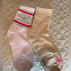 Life is Good Crew Socks 2 Pair